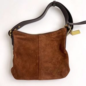 Suede Coach Purse